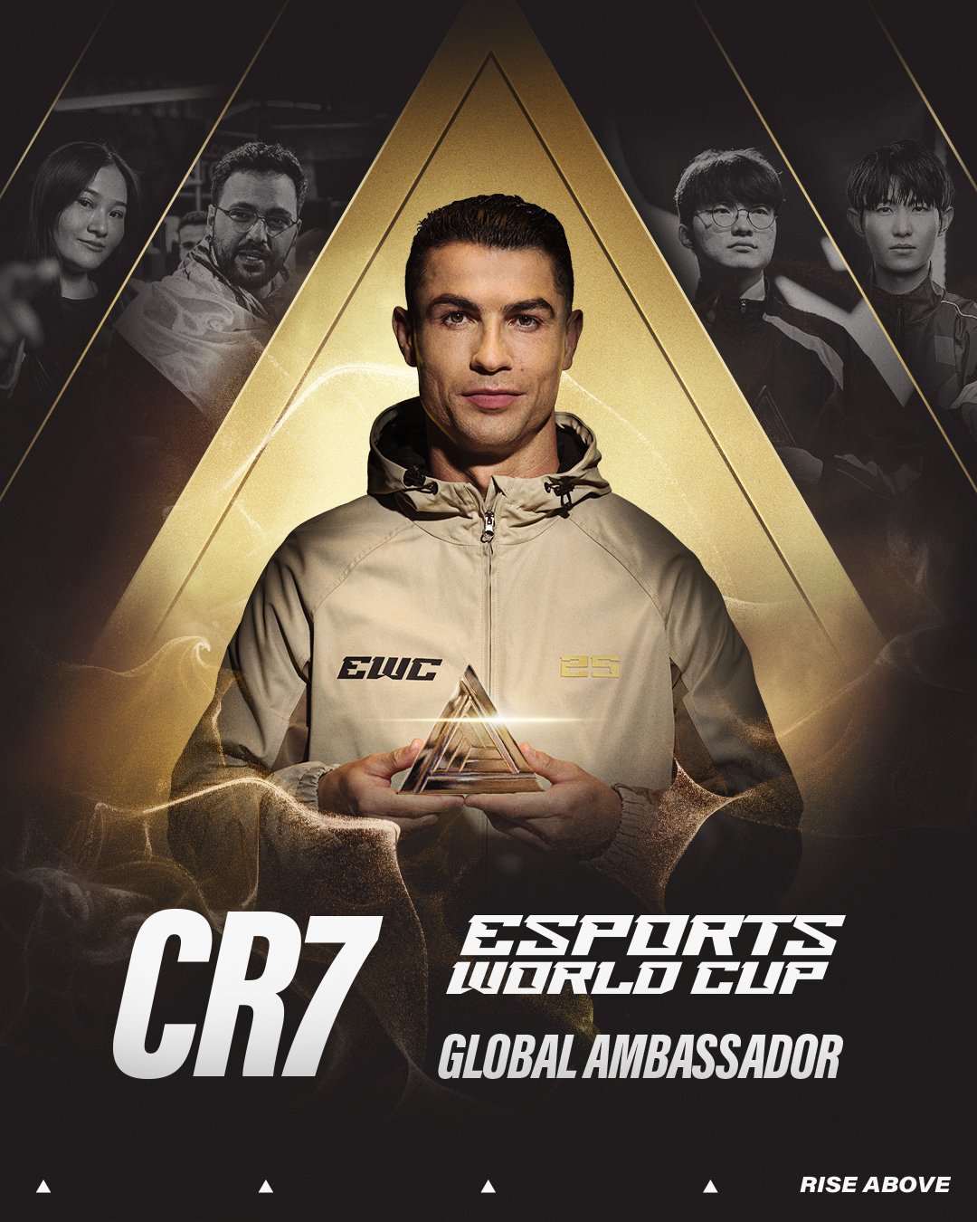 Cristiano Ronaldo é embaixador da Esports World Cup 2025